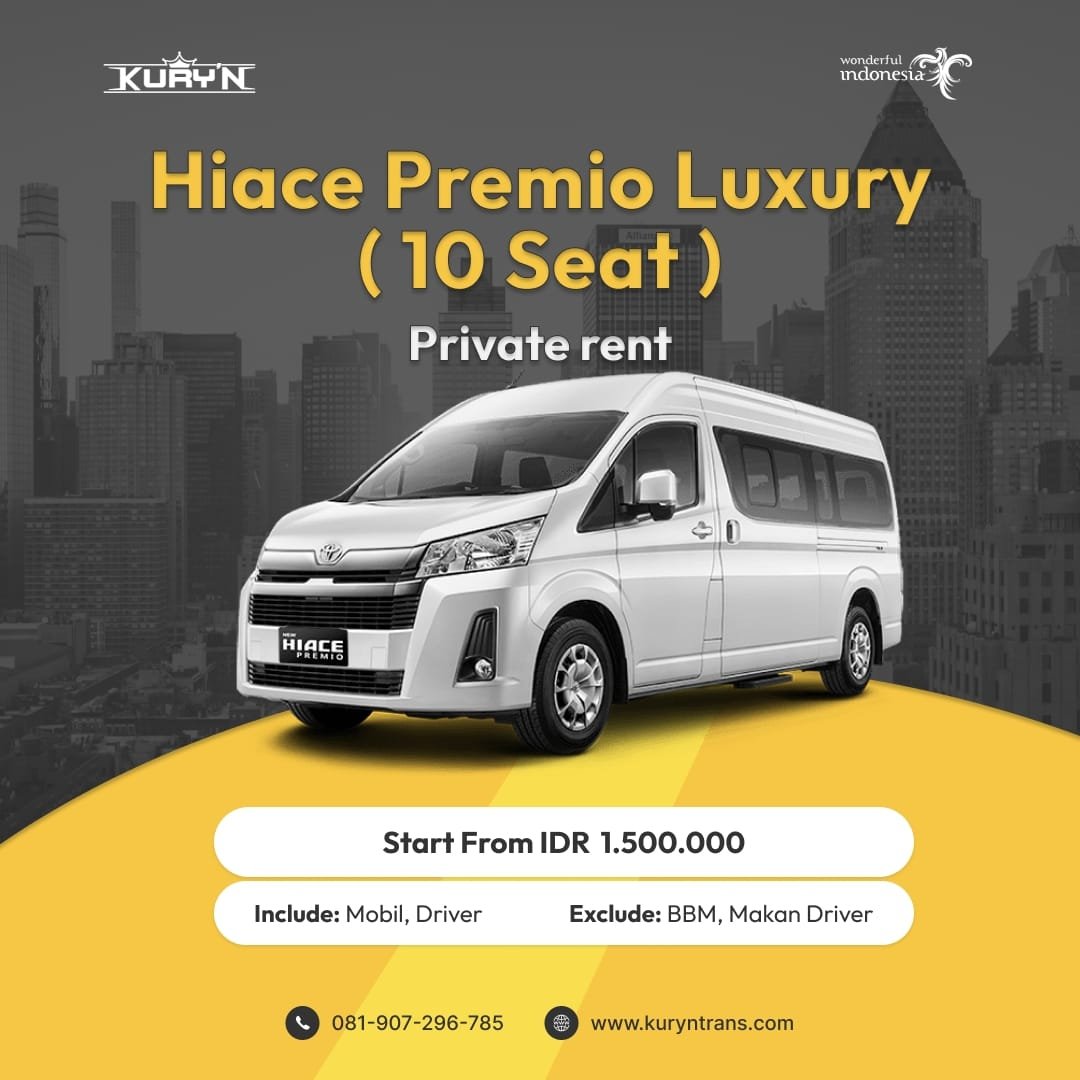 Hiace Premio Luxury (10 Seat)